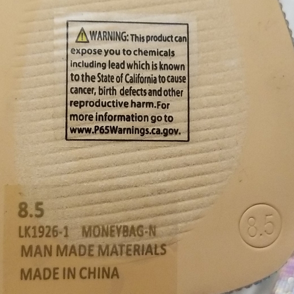 Clear/Transparent Iridescent Stone Heels - Picture 7 of 8